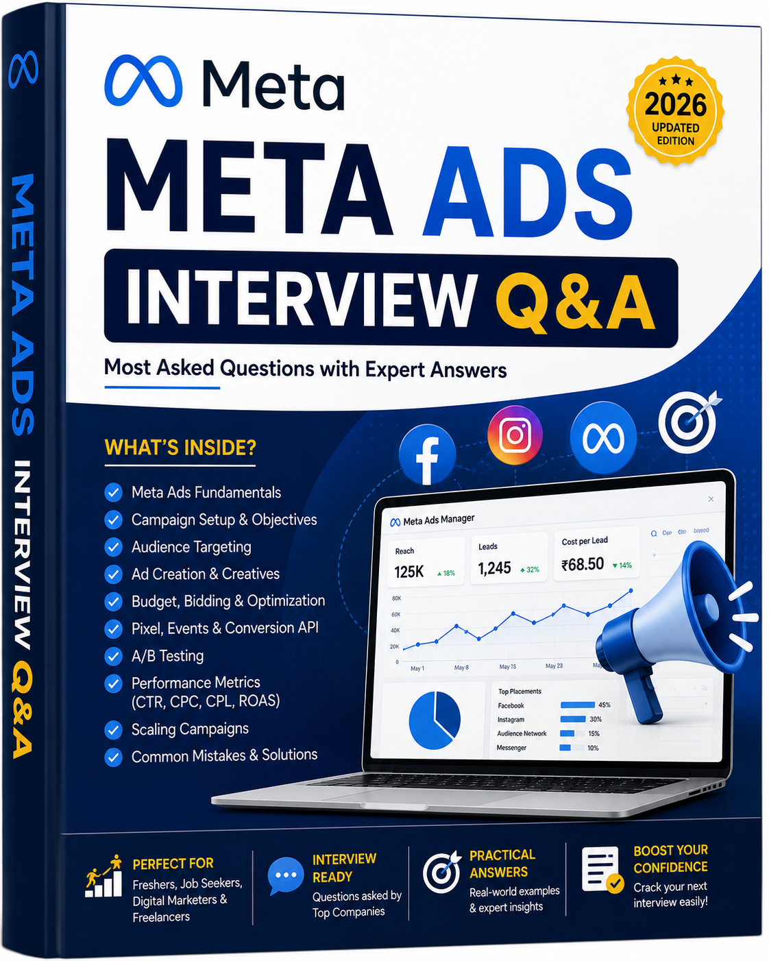 Meta Ads Interview Q&A – 2026 Edition Book Cover