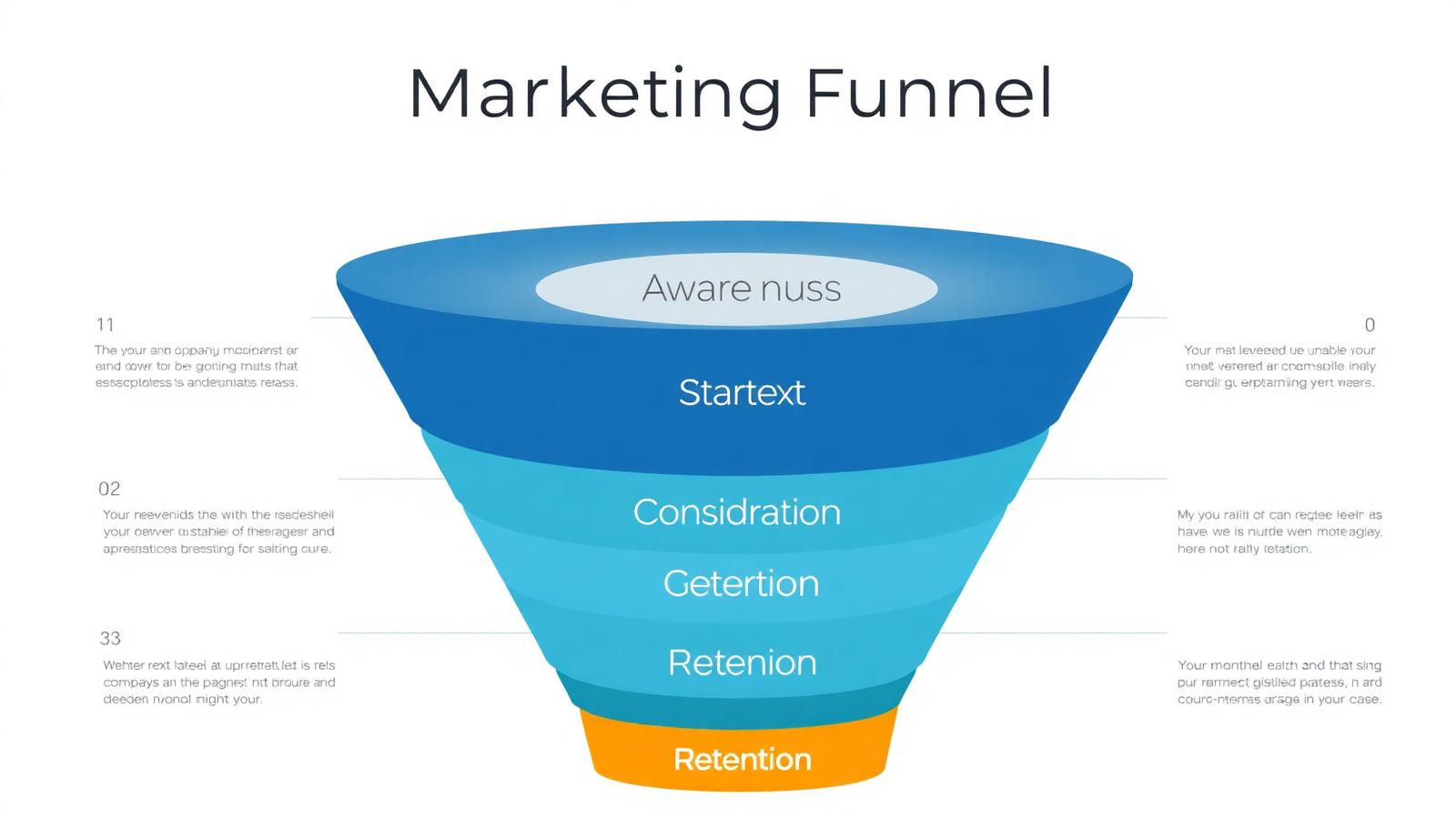 Performance marketing conversion funnel — awareness to conversion