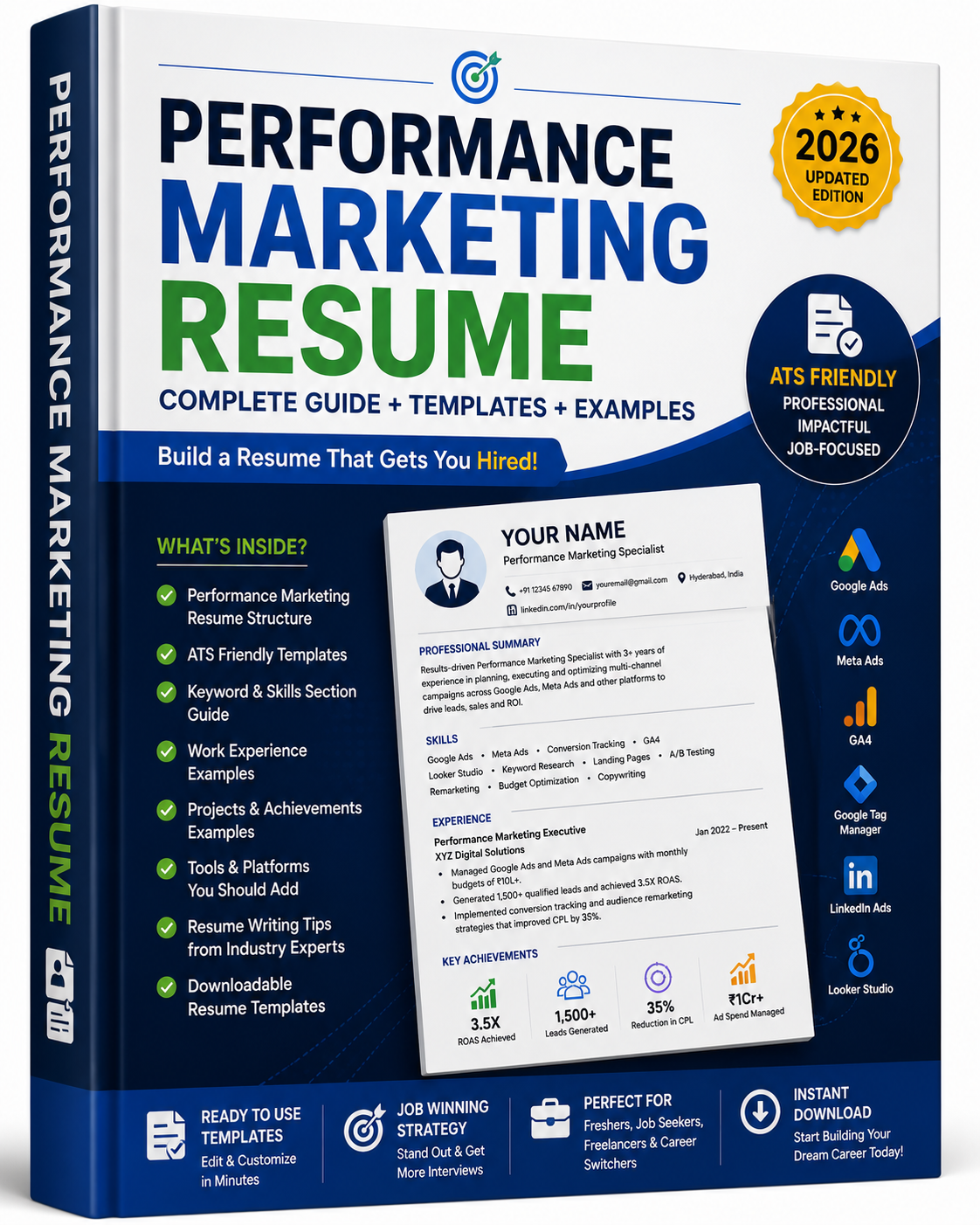 Performance Marketing Resume – 2026 Edition Book Cover