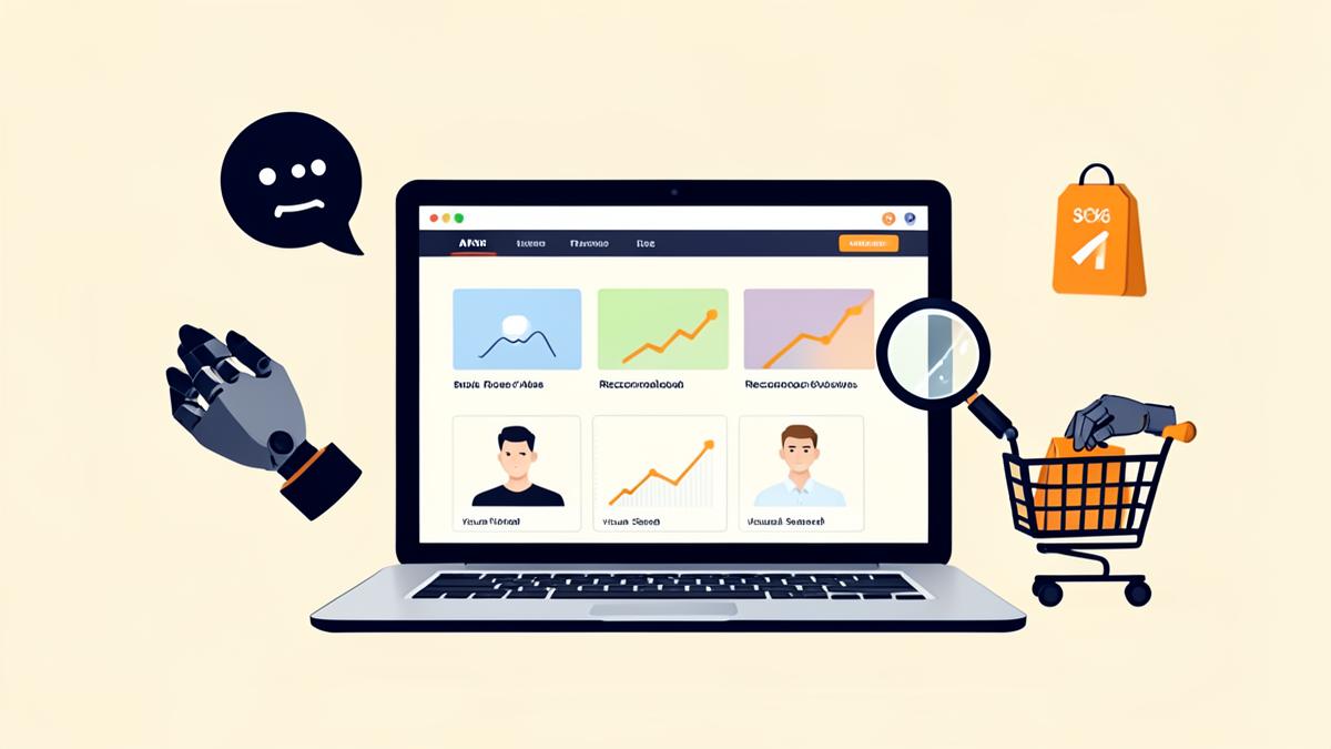 AI in e-commerce — chatbots, recommendations, dynamic pricing and visual search