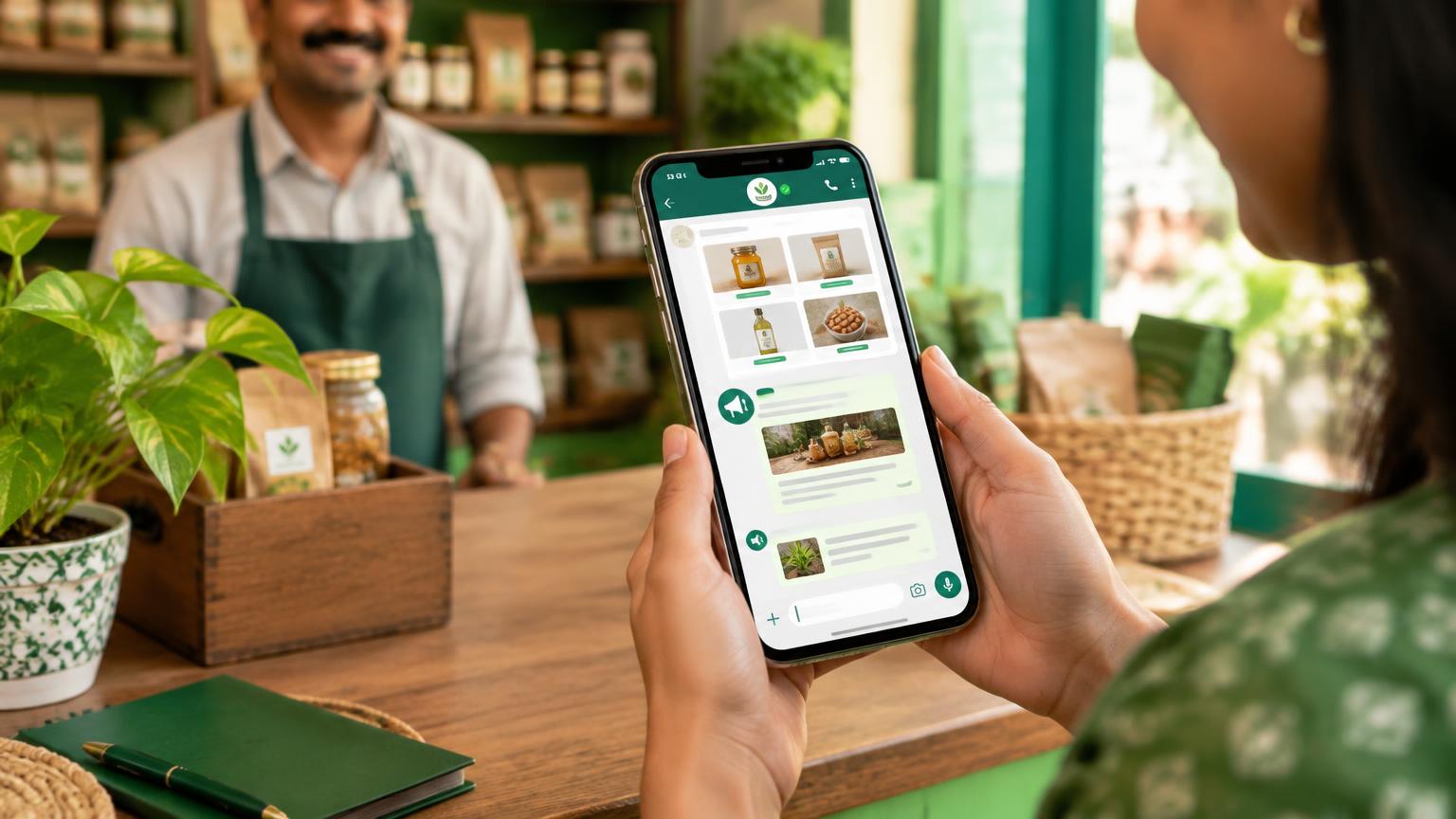 WhatsApp Marketing: A Complete Guide for Indian Businesses (2026) — illustrated cover